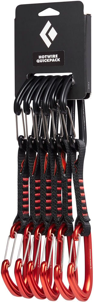 Black Diamond hotwire quickpack 12cm express escalada Naranja (UNICA)