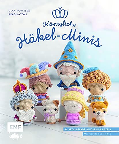 Olka Novytska - Königliche Häkel-Minis: 36 bezaubernde Amigurumis häkeln: König und Königin, Zauberer, Hofnarr, Einhorn, Drache und viele mehr! - Preis vom 11.10.2026 15:43:13 h
