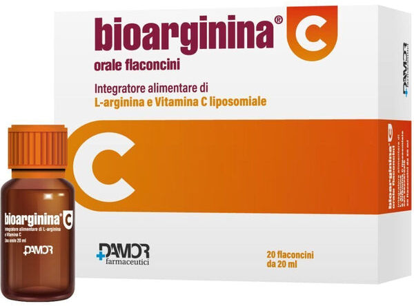 Farmaceutici Damor Bioarginina C Orale 20 Flaconcini 20 Ml