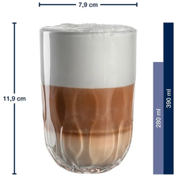 Leonardo GOCCE Latte Macchiato Glas (3) 390 ml 2er Set