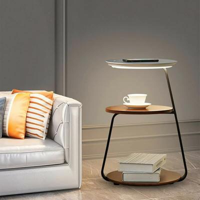 EP LIGHT Smart Nightstand With Wireless Charger & Night Light