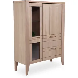 Highboard SANSIBAR DORNUM (BHT 110x144x43 cm) - braun - BHT 110x144x43 cm