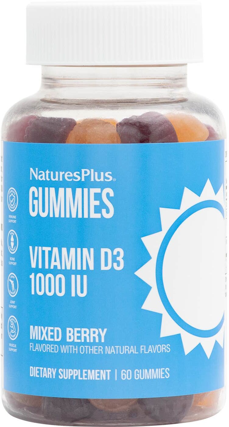 NaturesPlus Vitamin D3 1000 Ui 60 gummies