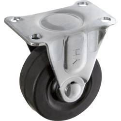 TOOLCRAFT TO-5137890 Bockrolle mit Anschraubplatte 50 mm Gummi Tragfähigkeit (max.): 50 kg