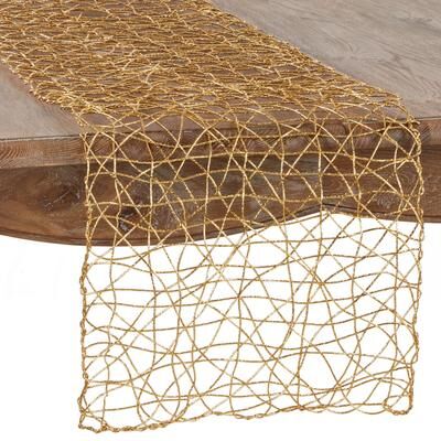 "Saro Lifestyle Wire Nest Design Runner - 16""x72"""