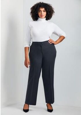 Plus Size Women's Cool Hand Trouser by Avenue in Navy (Size 28)