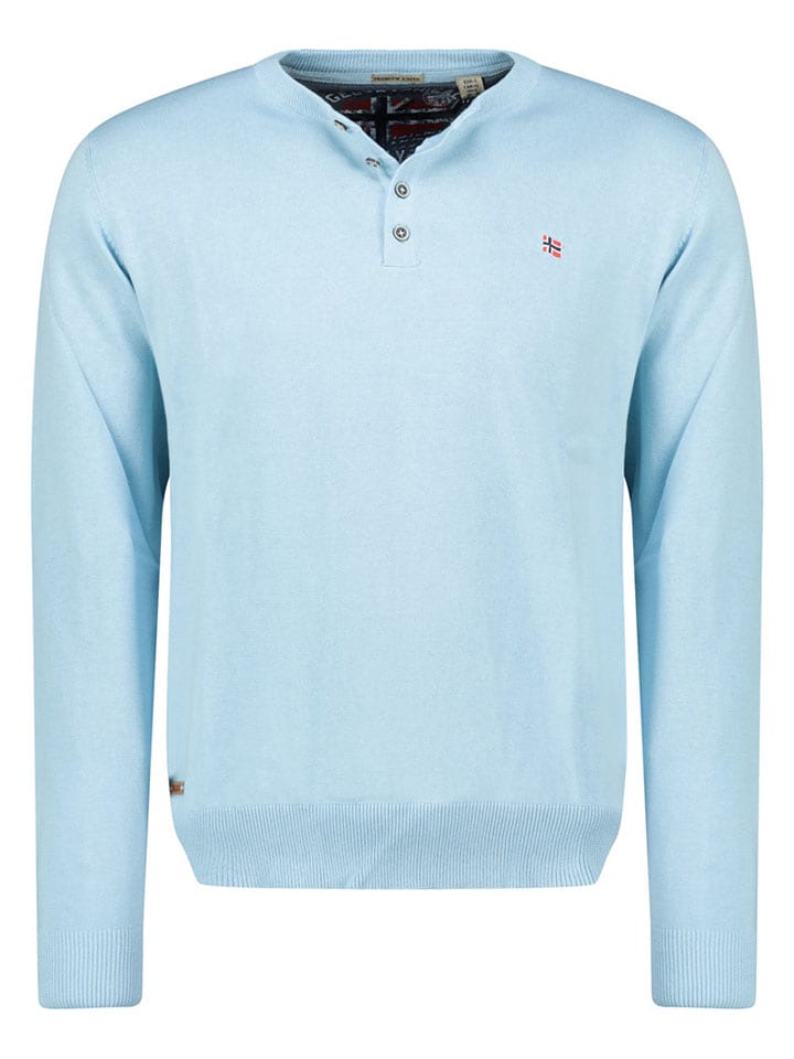 Geographical Norway Pullover "Fraser" in Hellblau - XL