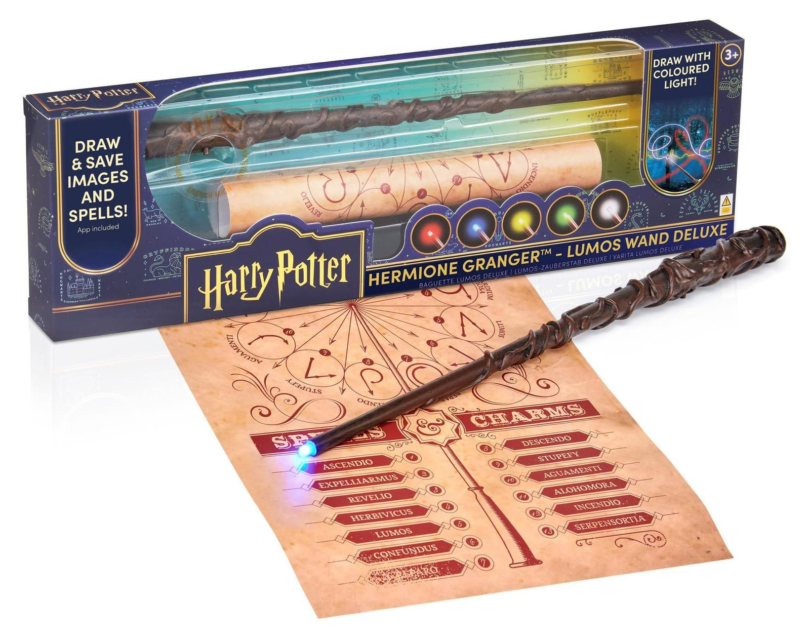 Lustrens Hermelien Granger Deluxe Oplaadbare Lichtschilderingstafel met LED