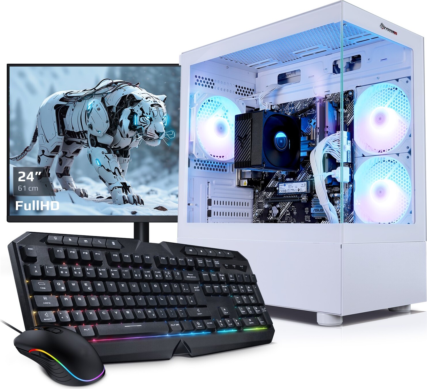 Kiebel Online Gamer, 3,7 GHz, AMD Ryzen 5, 4600G, 8 GB, 1 TB, Windows 11 Home