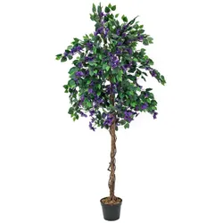 EUROPALMS Bougainvillea, lavendel, Kunstpflanze, 150cm