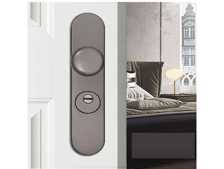 Poignée de porte universelle antivol à mortaise pour entrée, poignée de sécurité anti-explosion pour serrure à boule, distance fixe 235 mm