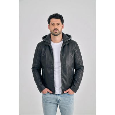 Lederimitatjacke FREAKY NATION "T-Sero-L", Herren, Gr. XXL (52), schwarz, Oberstoff: 100% Baumwolle. Futter: 100% Polyester, normal, Jacken