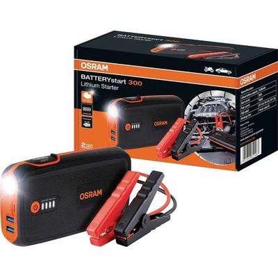 Osram Automotive Schnellstartsystem BATTERYstart 300 OBSL300 Starthilfestrom (12 V)=300 A USB-Steckdose 2x