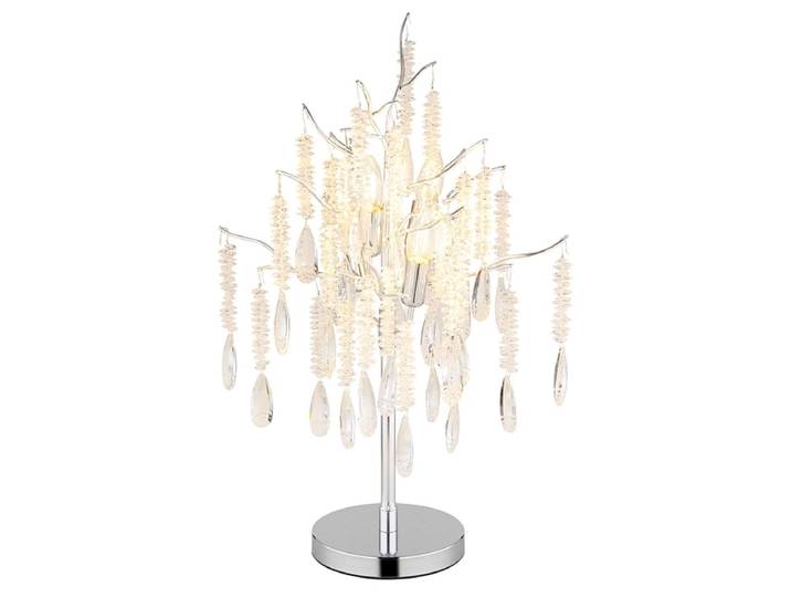 Tischlampe KINGA 6.7cm 40W silberfarben