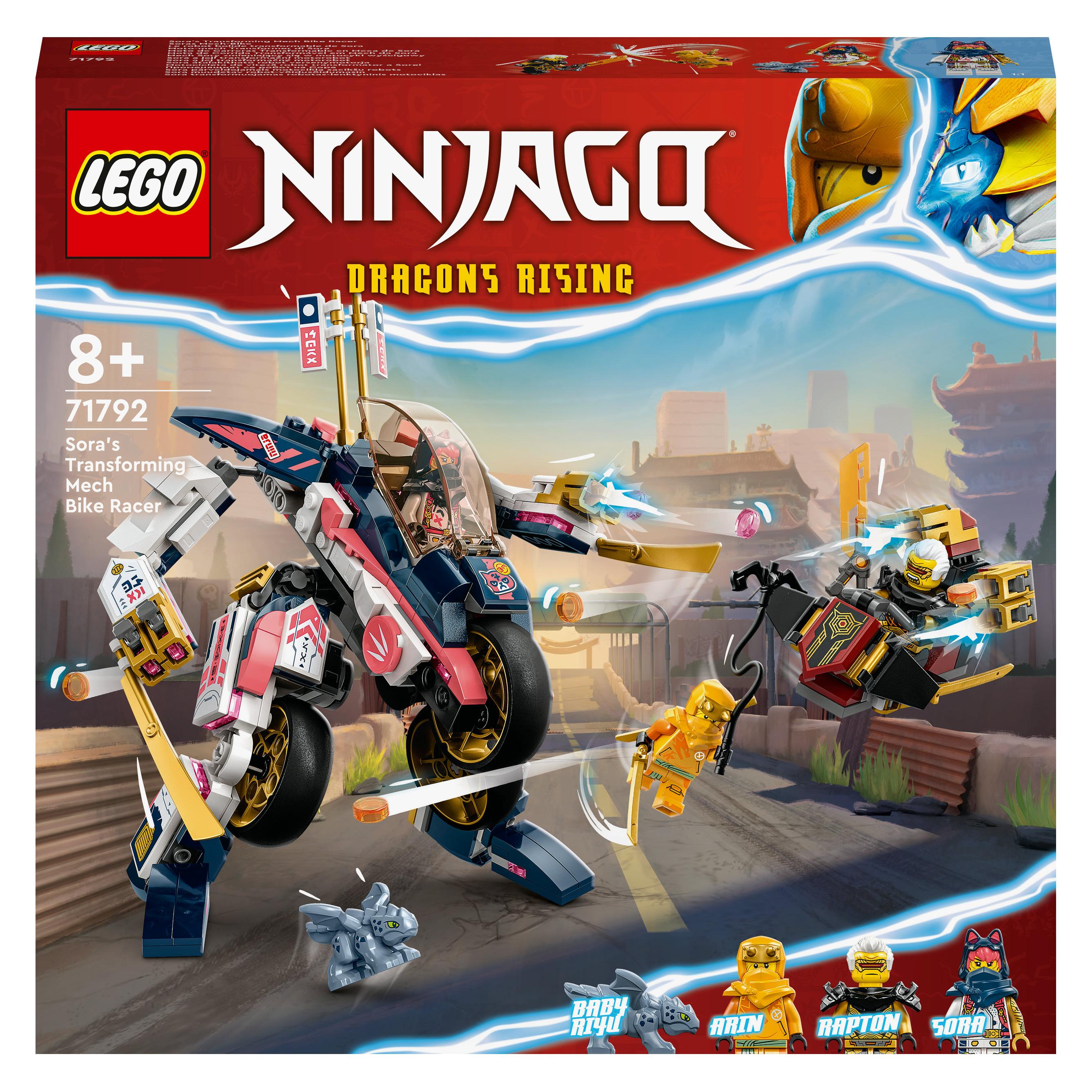 LEGO Ninjago Soras Mech verwandelt sich in ein Rennrad (71792). (71792, LEGO Ninjago) (71792)