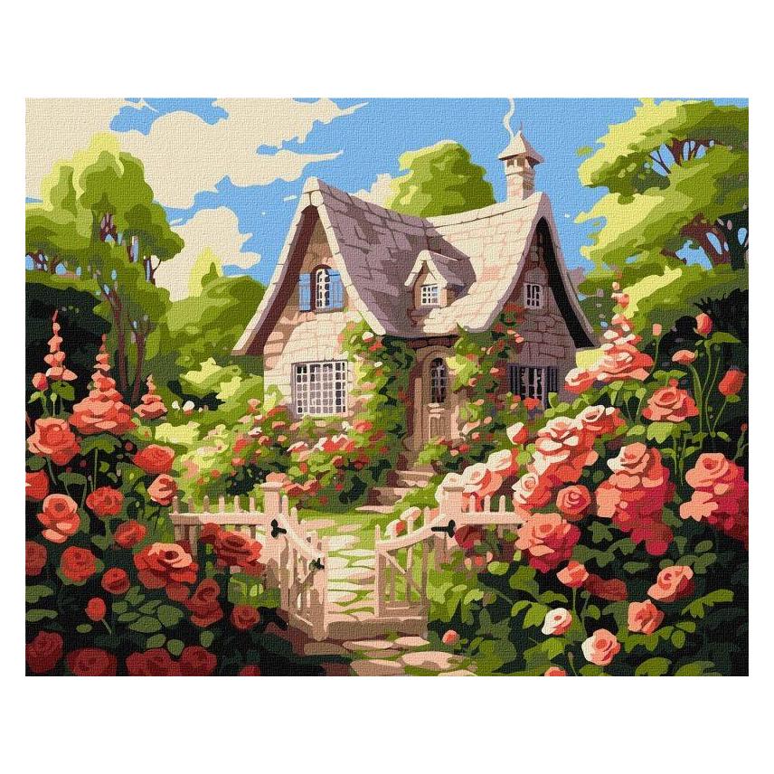 Ideyka Malen nach Zahlen - Gemütliches Haus 40x50cm (58215373)