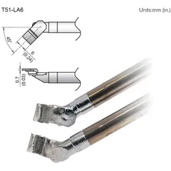 Hakko T51-LA6 Aktiv-Lötspitze Format SOP 6LA (Lötspitze), Lötgerät Zubehör