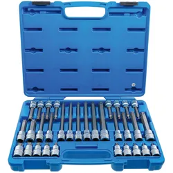 BGS, Bits, Bit-Einsatz-Satz 12,5 mm (1/2") TP-Profil (für Torx Plus) TP20 - TP70 32-tlg.