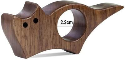 Uplift Essentials Wooden Pet Cat Dog Reading Bookmark Page Holder cat