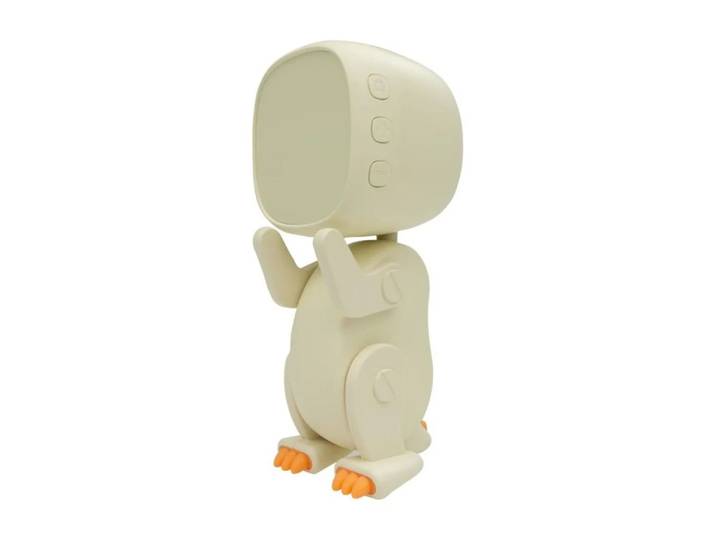 Wecker Roboter Dino Weiss