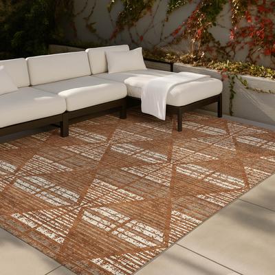 Addison Rugs Machine Washable Indoor/ Outdoor Modern Ovid Chantille Rug