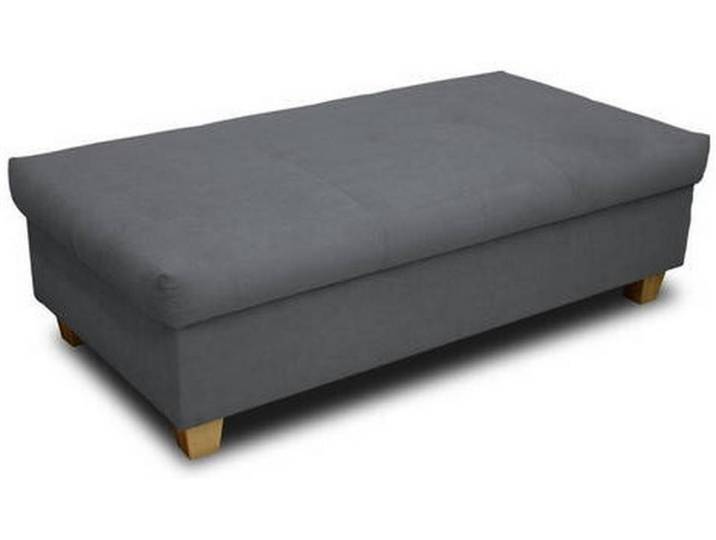 Mid.you Hocker, Dunkelgrau, Holz, Eiche, Uni, rechteckig, 140x42x80 cm, Made in Europe, FSC Mix, Wohnzimmer, Hocker, Sitzhocker