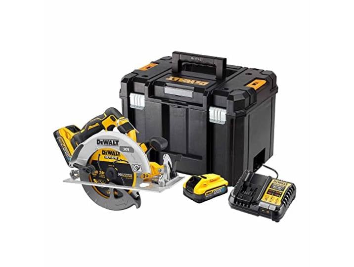Dewalt Scie circulaire xr 18v sans fil advantage 5ah li-ion brushless 190 mm dewalt dcs573h2t-qw