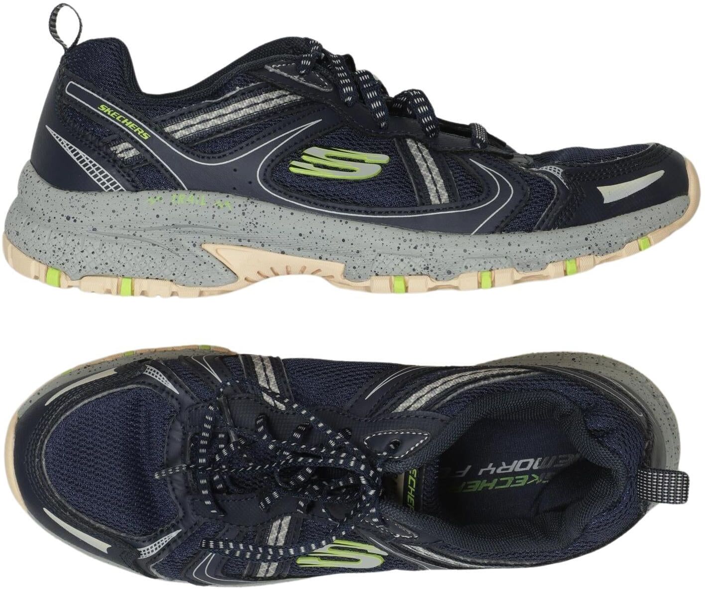 Skechers Damen Sneaker, Neon, Gr. EU 37, Leder - Second Hand
