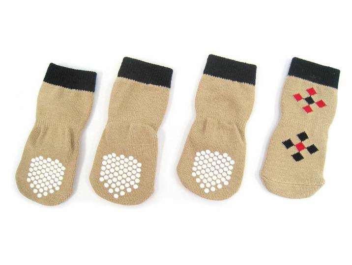 Diamant XS schwarz/beige 4 Stück.