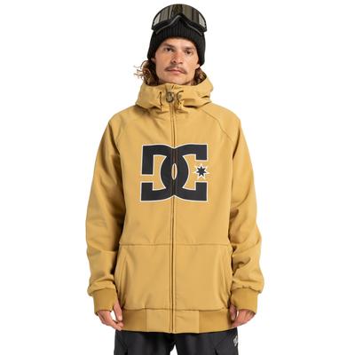 Skijacke DC SHOES "Spectrum 10K", Herren, Gr. S, beige (mustard gold), Obermaterial: 49% Polyester, 39% Polyester, 12% Elasthan., Jacken Skijacke