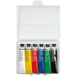 EBERHARD FABER 6er-Etui Tempera Farben - 18 ml