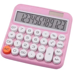 Genie 612 P Taschenrechner Desktop Einfacher Taschenrechner Pink