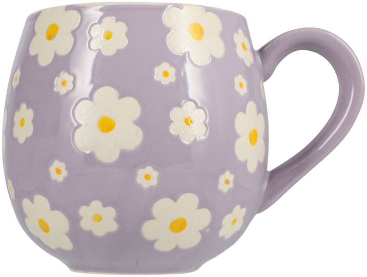 Tasse Gänseblümchen violett 530ml
