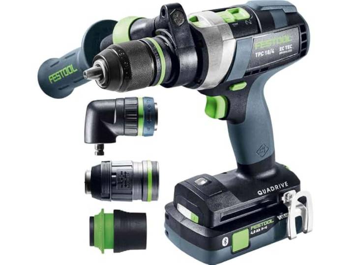 Festool Perceuse-visseuse à percussion sans fil QUADRIVE TPC 18/4 5\,0/4\,0 I-Set/XL