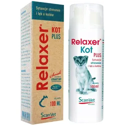 SCANVET Relaxer Plus Gel 100ml bei Stress und Angstzuständen bei Katzen