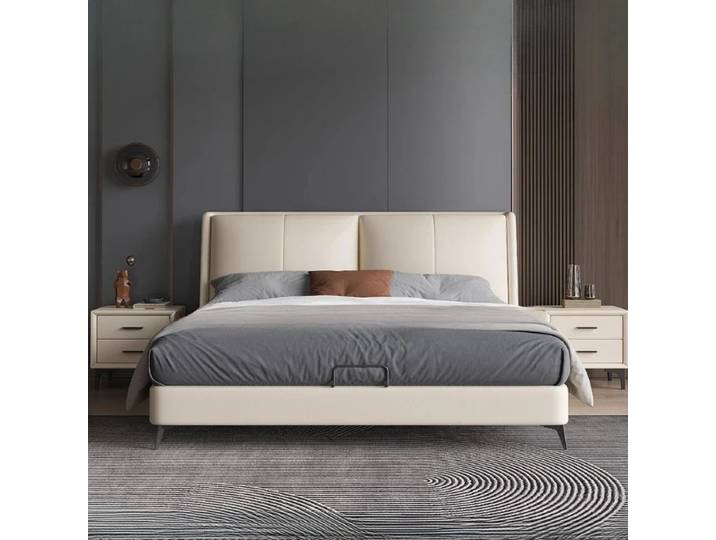 180x200cm cadres lit bois concepteur moderne luxe lit Double King Size chambre tête de lit Table de nuit cadre Queen chambre meubles