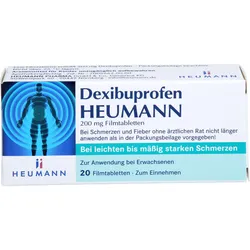 Dexibuprofen Heumann 200 mg Filmtabletten 20 ST