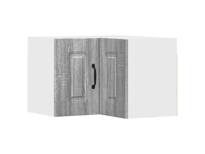 Küchenschrank 57 x 57 x 40 cm Kalmar Sonoma-Grau Holzwerkstoff Sonoma Grau Holzwerkstoff, 2 Regale und 2 Türen, 60 kg belastbar, für Küchenecken, 60 kg Eigengewicht