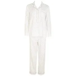 Missya Pernille Pyjamas Elfenbein Baumwolle Large Damen