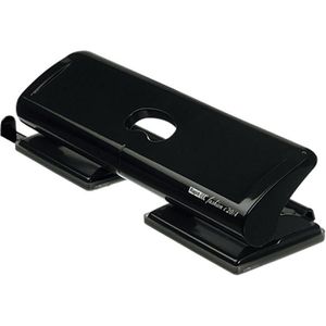 Rapid Mehrfachlocher 20922801, FC20/4, 4-fach Locher aus Metall, schwarz, 20 Blatt
