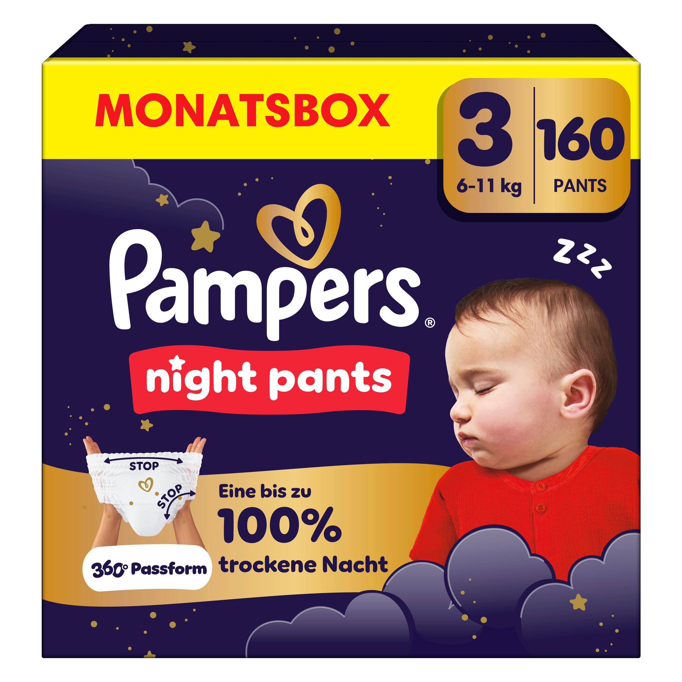 Pampers Night Pants (Gr. 3, Monatsbox, 160 Stk.) (8006530317894)