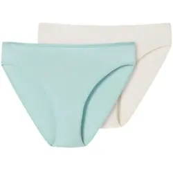 Schiesser 2P Modal Essentials Tai Blau/Rosa Modal 44 Damen