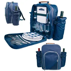 Macma Picknickrucksack aus Polyester für 4 Personen