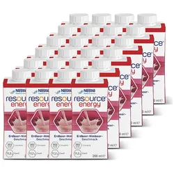 Nestle Resource Energy Erdbeer-Himbeer 6 x 4 x 200 ml