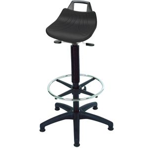 Lotz Stehhilfe 3675.07, aus Kunststoff, schwarz, Sitzhöhe 61-86 cm