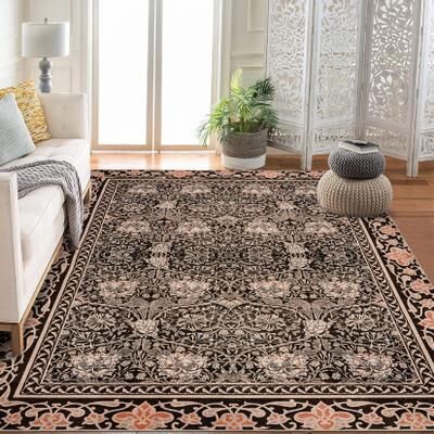 Garvee Ultra Soft Non Slip Stain Resistant Washable Area Rugs for Living Room