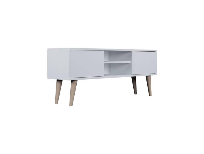 Petits-meubles Tv-Möbel Toronto Weiß, 120x35x55 cm, Wohnzimmer, TV Möbel, TV-Ständer