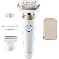 BRAUN Silk-épil 9 SES9-030 3D Epilierer, Weiß/Gold