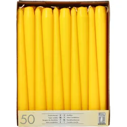 PAPSTAR Kerzen 25 cm gelb