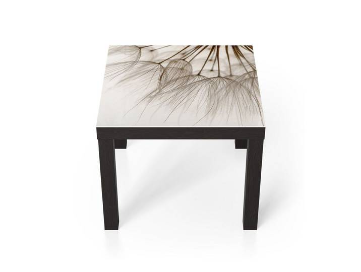 DEQORI Couchtisch 'Pusteblumenpoesie', Glas Beistelltisch Glastisch modern